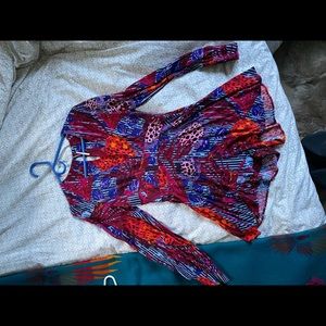 Free people jumper romper with bralette 4